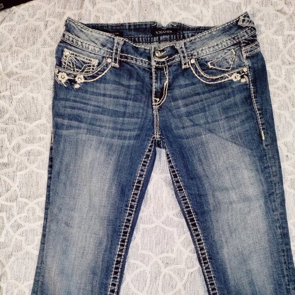 Vigoss The New York Capri Jeans sz 9/10 - Picture 3 of 6